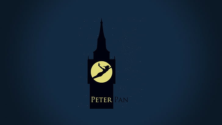 Peter Pan Disney Blue HD, biru, film, disney, peter, pan, Wallpaper HD