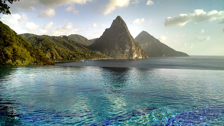 Caille Blanc Villa, Soufriere, Saint Lucia, Tapety HD