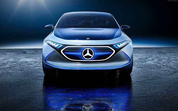 4k, Mercedes-Benz Concept EQ, електрическа кола, HD тапет