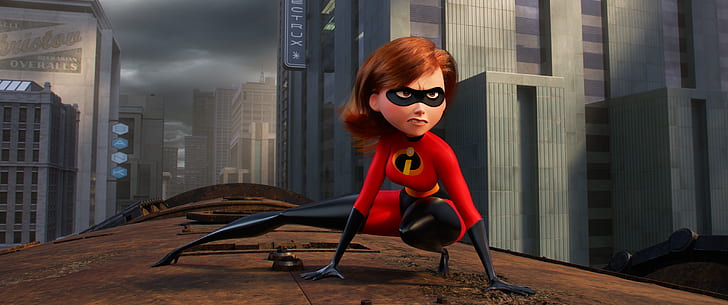 Animation, Elastigirl, Helen Parr, Incredibles 2, วอลล์เปเปอร์ HD