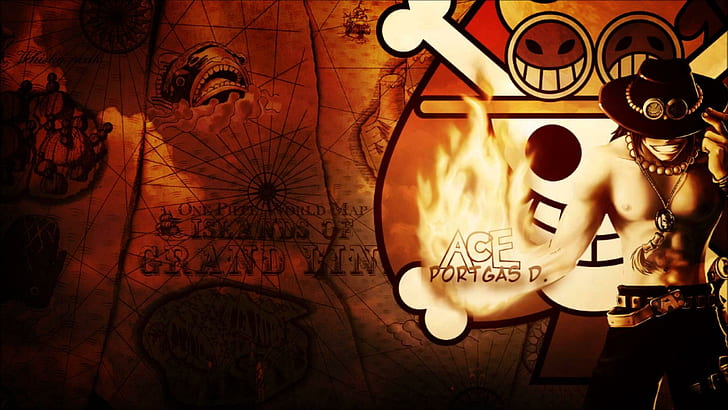 Portgas D Ace One Piece, Ass Portgas D., Portgas D., ein Stück, HD-Hintergrundbild