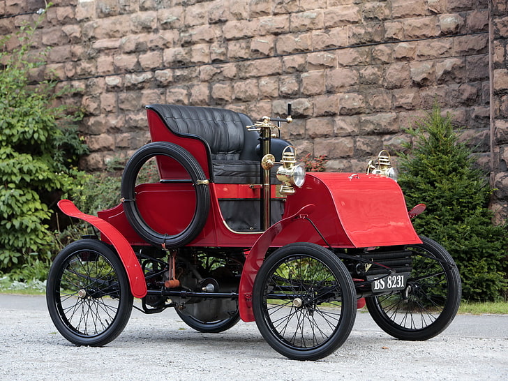 1902, 6 hp, four seater, retro, stanhope, warwick, wheel, HD wallpaper