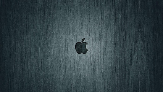 Apple Dark Wood HD, jabłko, ciemne drewno, drewno, Tapety HD HD wallpaper