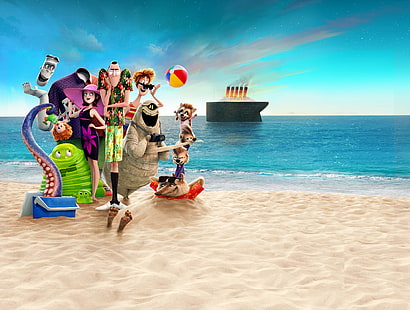 Hotel Transylvania 3: Summer Vacation, Animation, Family, Adventure, 2018, Comedy, 5K, วอลล์เปเปอร์ HD HD wallpaper