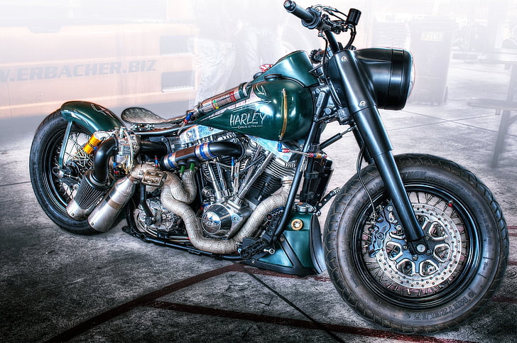 Motorräder, Harley-Davidson, Fahrrad, Motorrad, HD-Hintergrundbild