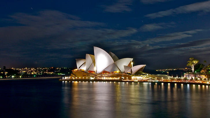 Сиднейский оперный театр Сидней Австралия HD, Австралия Сиднейский оперный театр, городской пейзаж, дом, Сидней, Австралия, опера, HD обои