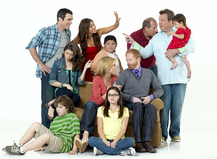 comedy, family, modern, series, sitcom, HD wallpaper