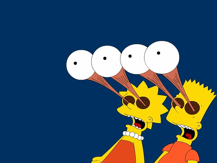 Die Simpsons, Bart Simpson, Lisa Simpson, HD-Hintergrundbild