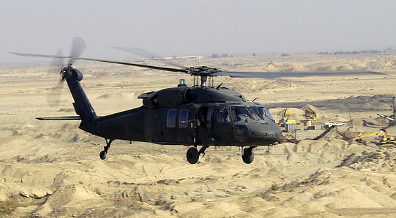 samoloty wojskowe helikoptery pustynia blackhawk pojazdy uh60 black hawk 2070x1139 Natura Deserts HD Sztuka, Samoloty, Wojskowe, Tapety HD HD wallpaper