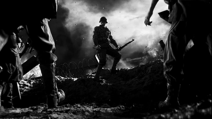 Call of duty, Call of Duty: WWII, soldier, Sfondo HD