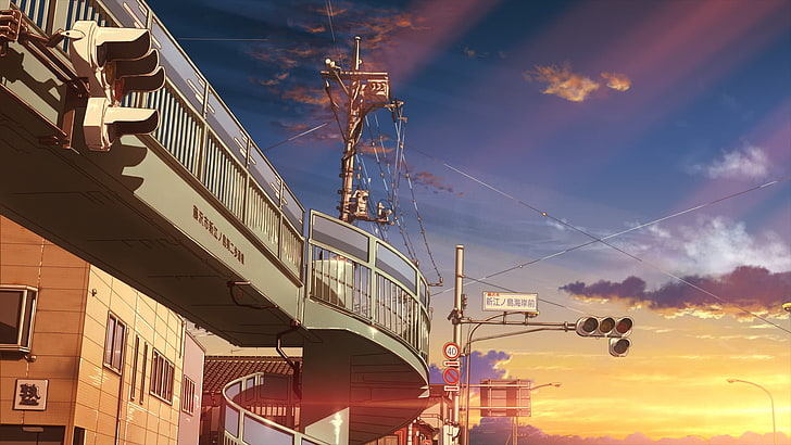 anime duvar kağıdı, anime, Makoto Shinkai, HD masaüstü duvar kağıdı