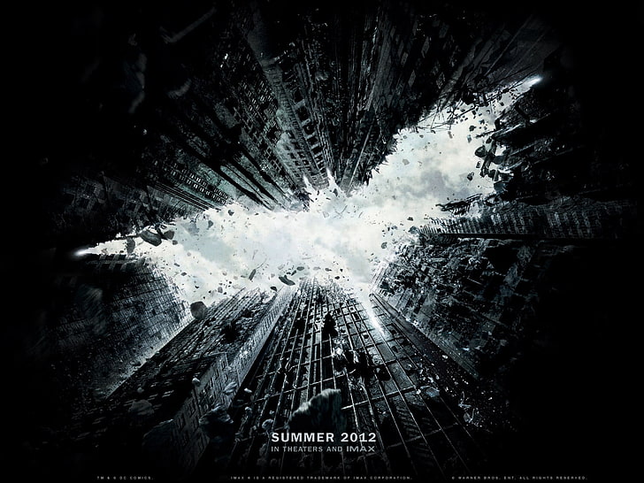 The Dark Knight Rises, Batman filmaffisch, filmer,, the dark knight stiger bakgrundsbilder, HD tapet