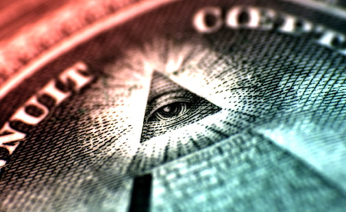 Pirámide de dólar, billete de dólar estadounidense, Aero, Macro, pirámide, dólar, Fondo de pantalla HD HD wallpaper