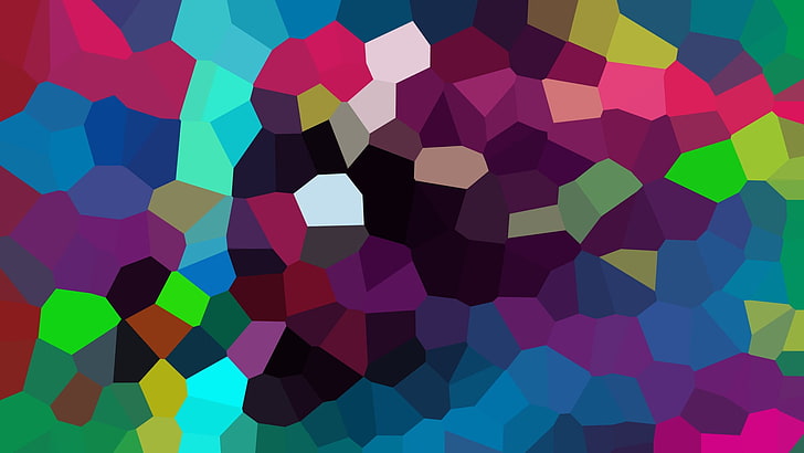 multicolored graphic illustration, colorful, abstract, HD wallpaper