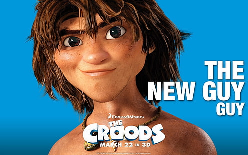 THE NEW GUY-The Croods 2013 Movie HD Desktop Wallp .., carta da parati digitale The Croods, Sfondo HD HD wallpaper