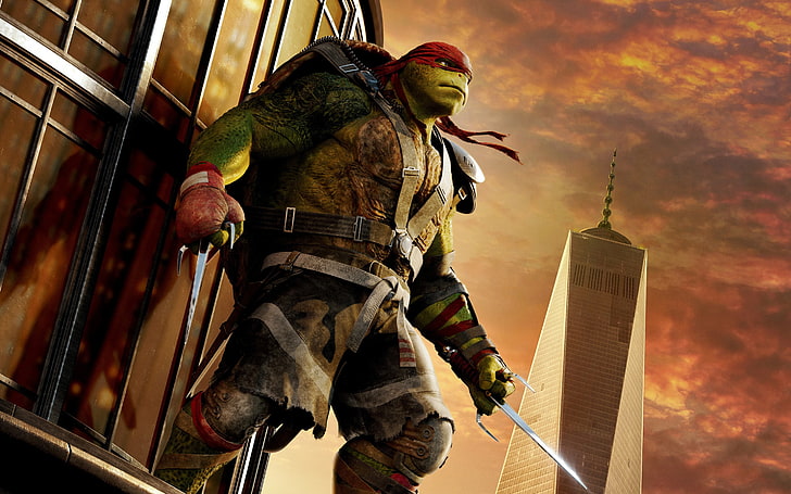 Teenage Mutant Ninja Turtles, Bir Dünya Ticaret Merkezi, New York, HD masaüstü duvar kağıdı