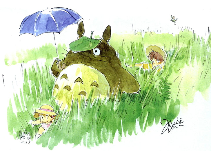anime, Studio Ghibli, My Neighbor Totoro, HD wallpaper