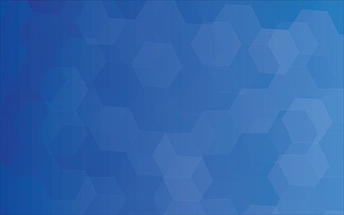einfacher Hintergrund, blauer Hintergrund, Hexagon, HD-Hintergrundbild HD wallpaper