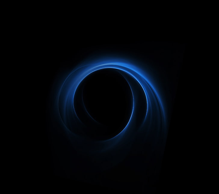 Blue، Spiral، Huawei Honor V8، Dark، Stock، خلفية HD