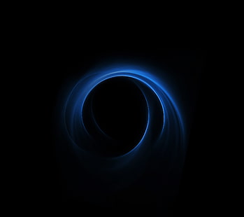 Blue, Spiral, Huawei Honor V8, Dark, Stock, HD wallpaper HD wallpaper