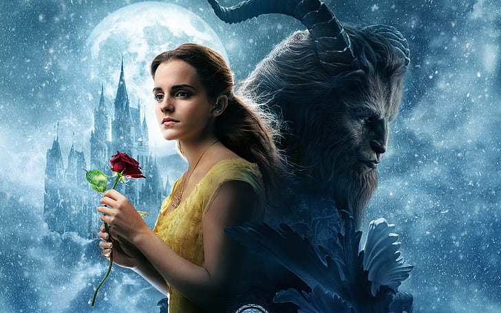 Beauty and the Beast 8K, Beauty, beast, The, and, Fond d'écran HD