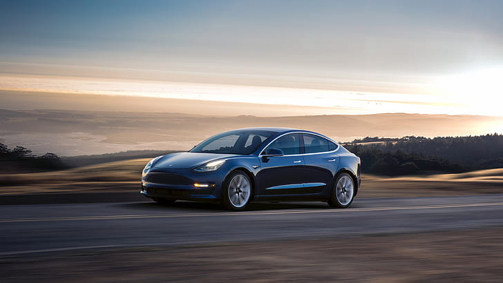 Tesla Model 3 4k Bilder Hintergrund, HD-Hintergrundbild