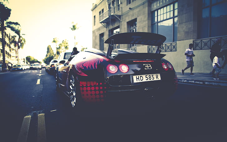 Bugatti Veyron Warm HD, cars, warm, bugatti, veyron, HD wallpaper