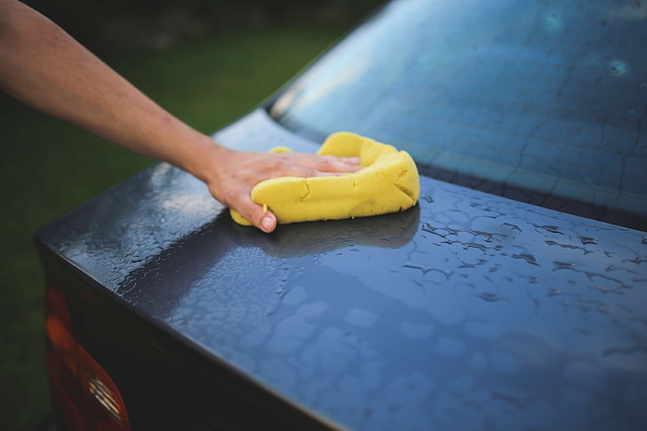 car, carwash, cleaning, sponge, washing, HD wallpaper