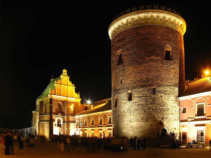 Lublino, paesaggio urbano, Polonia, Polonia, Sfondo HD