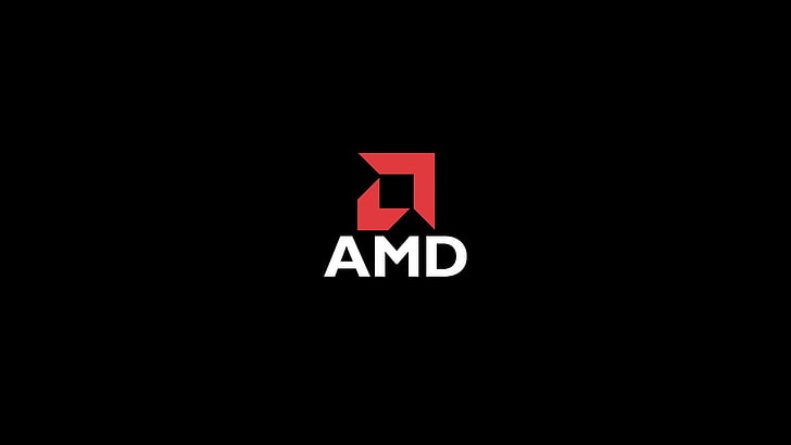 AMD, технология, процессор, простой фон, HD обои