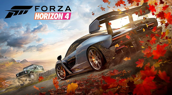 Forza Horizon 4 E3 2018, Forza Horizon 4 tapet, Spel, Forza Motorsport, Autumn, Seasons, sportscar, videospel, Forza, 2018, horizon4, racing, HD tapet