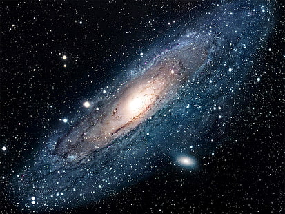 Galaxy Universe, foto bima sakti, galaksi, alam semesta, Wallpaper HD HD wallpaper