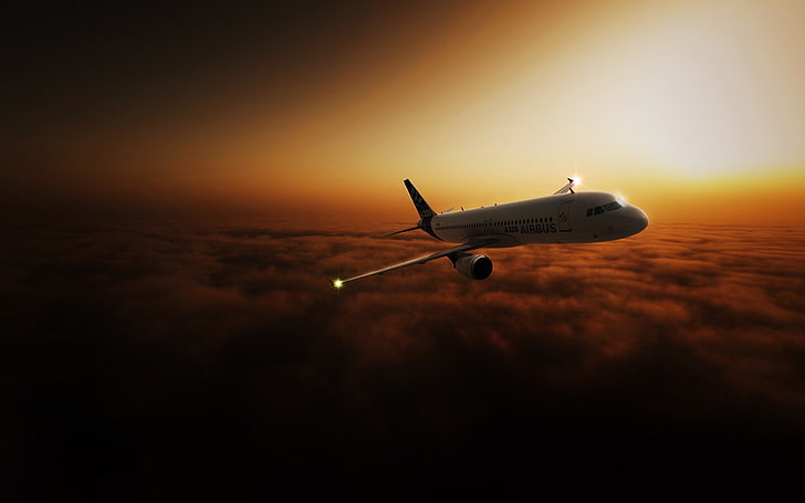Airbus A320, HD-Hintergrundbild