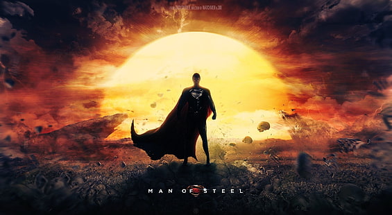 鋼の男の壁紙スーパーマン映画、スーパーマンの壁紙、映画、鋼の男、2013、 HDデスクトップの壁紙 HD wallpaper