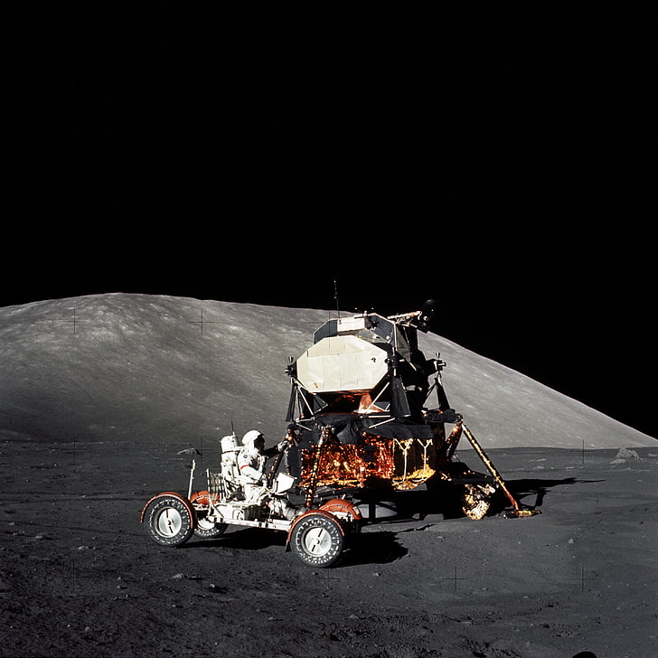 Moon, Apollo, astronaut, Stanley Kubrick, movie sets, HD wallpaper