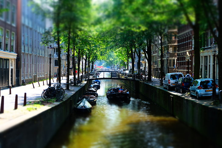 Амстердам, Холандия, HD тапет
