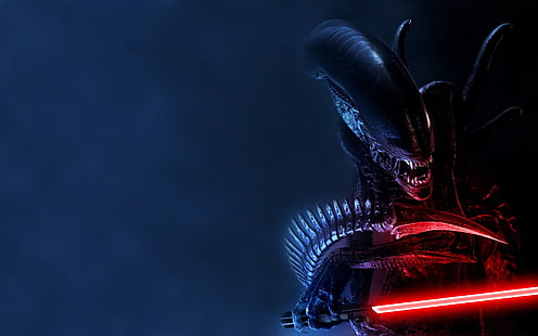 Affiche Alien, Alien (film), parodie, Fond d'écran HD HD wallpaper