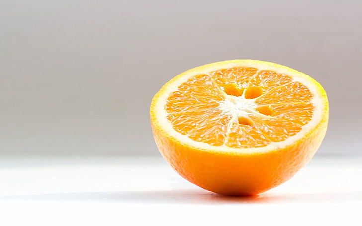 нарезанный апельсин фрукты, апельсин, ломтик, фрукты, HD обои