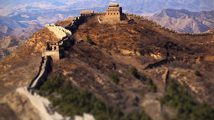 Monuments, grande muraille de Chine, Fond d'écran HD