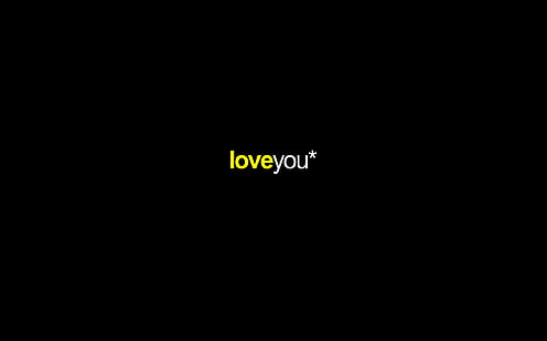 loveyou* text overlay, love, letters, mood, words, HD wallpaper HD wallpaper