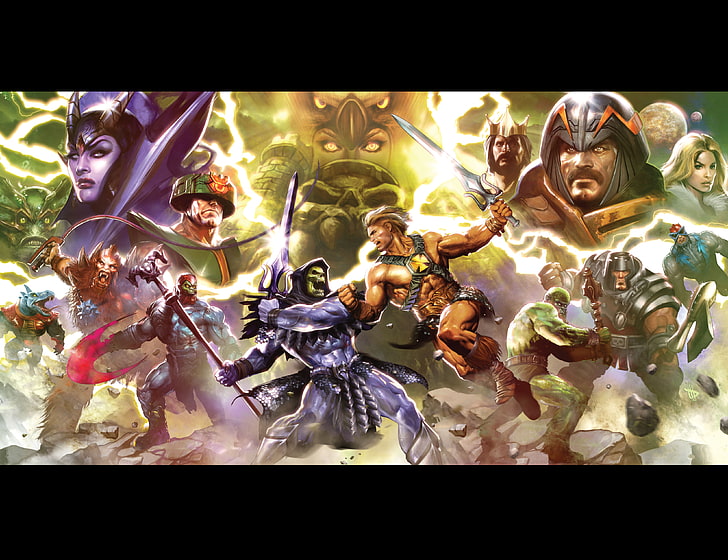 zdjęcie postaci z gry, He-Man, serial animowany, He-Man and the Masters of the Universe, Greyskull, Tapety HD