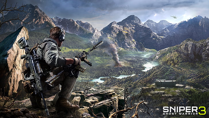 Sniper Ghost Warrior 3 Spiel digitale Tapete, Sniper Ghost Warrior 3, PC, PS4, Xbox One, HD, HD-Hintergrundbild