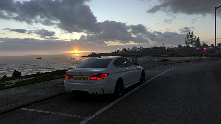 Forza, Forza Horizon 4, video games, road, BMW, screen shot, car, HD wallpaper