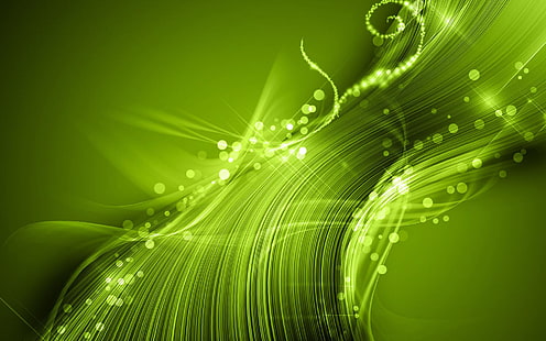 Disordinato astratto, verde e nero sfondo astratto, astratto, verde, grafica, Sfondo HD HD wallpaper