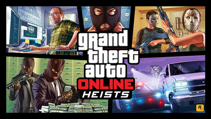 Grand Theft Auto V, เกม Rockstar, Grand Theft Auto V Online, วอลล์เปเปอร์ HD