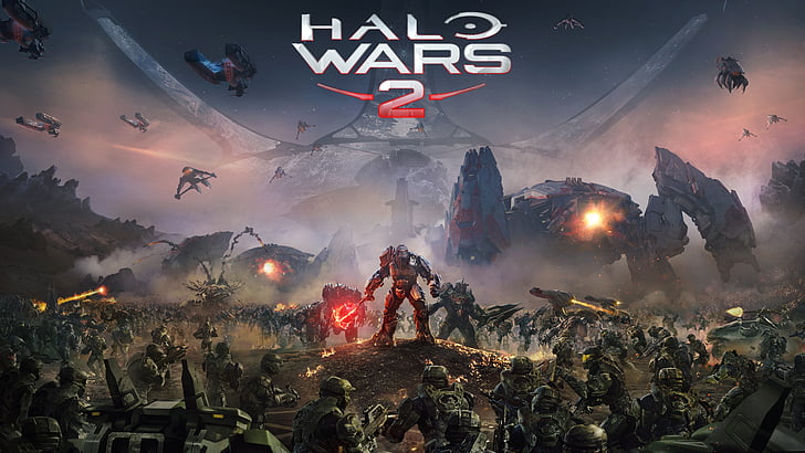 Affiche numérique Halo Wars 2, Halo Wars 2, PC, Xbox, Jeux de 2017, HD, Fond d'écran HD