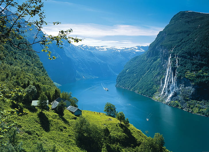 Norway, mountains, HD wallpaper