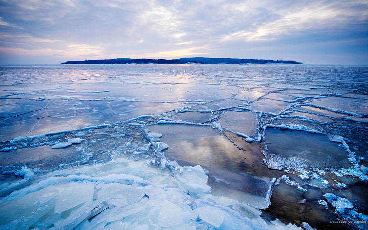 body of water, cold, ice, Arctic, by Robin De Blanche, HD wallpaper