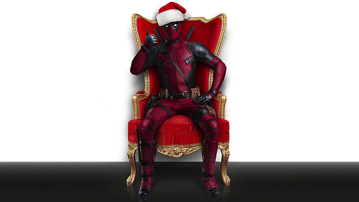 Deadpool, film, fumetti Marvel, film 2016, Natale, Sfondo HD