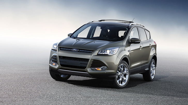 Ford Escape, front angle view, HD wallpaper